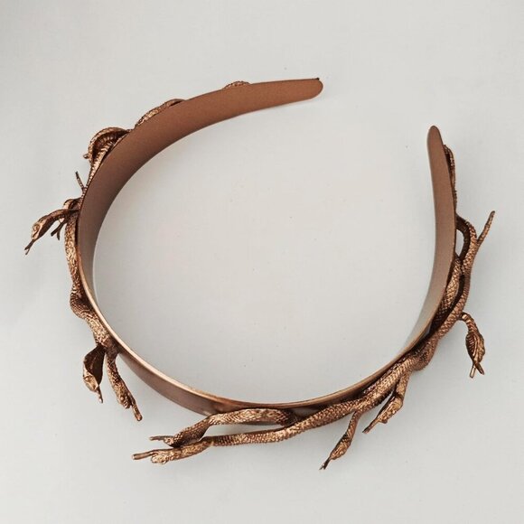 Greek Medusa Snake Headband for Women Bronze Costume Cosplay Halloween main image 6